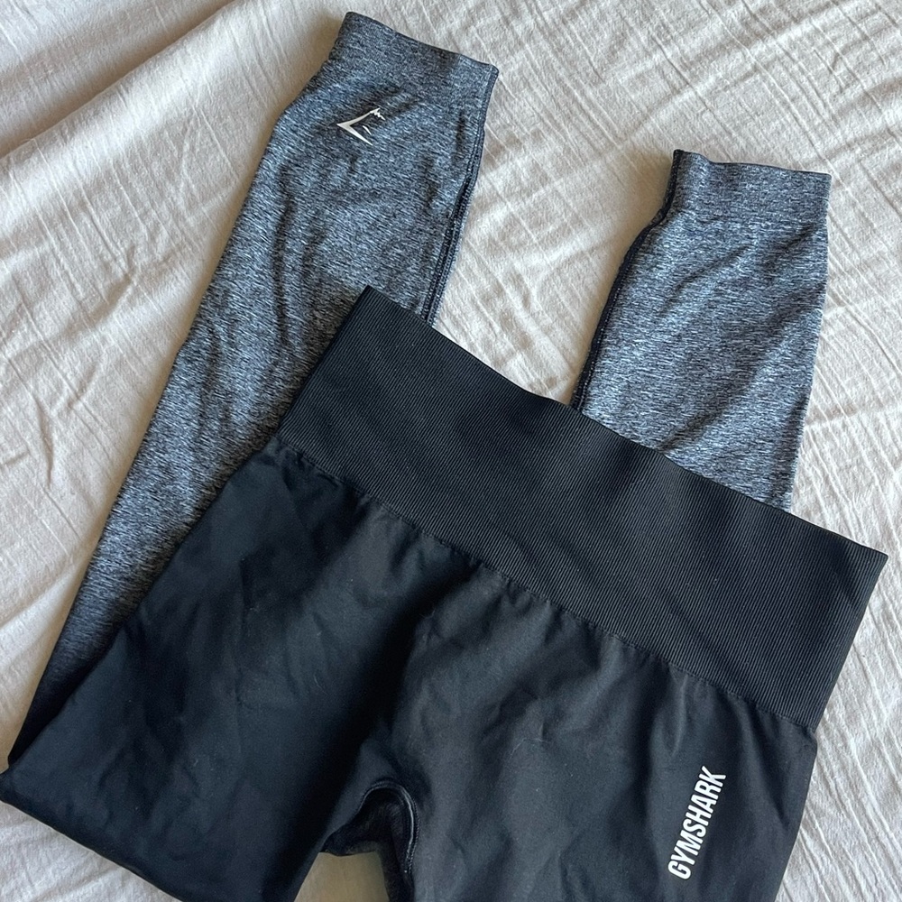Gymshark Gray and Black Leggings